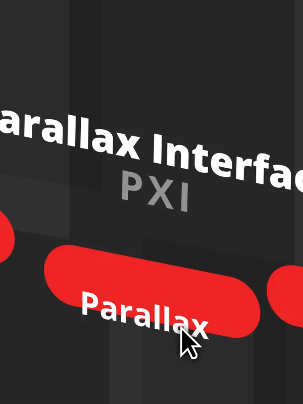 Parallax Interface (PXI): Interaktive UI-Tiefenwirkung mit Maussteuerung